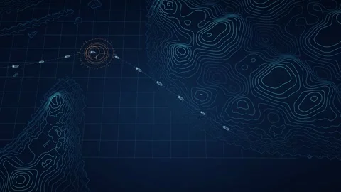 Strait of Hormuz Maritime Navigation Visualization Geospatial Data Mapping Stock Footage 341915046