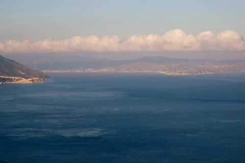 Strait of Messina 스톡 사진