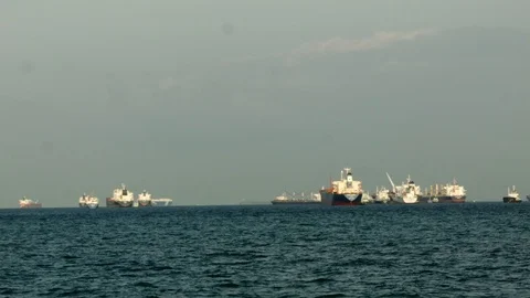 Strait of Singapore 스톡 동영상 104109518