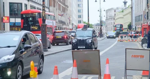 The Strand - London, England - 4K Stock Footage 93602453