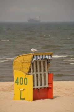 Strand-Szene Foto stock