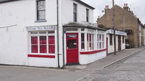 Strand tea rooms Stock Footage 344422505