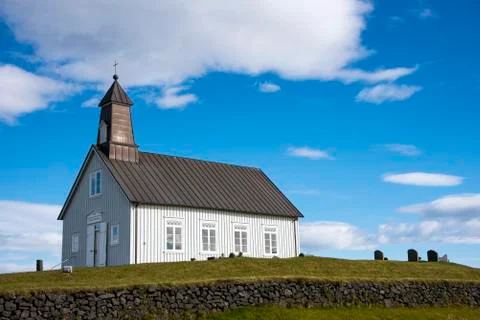 Strandarkirkja, Selvogur, Iceland Stock Photos