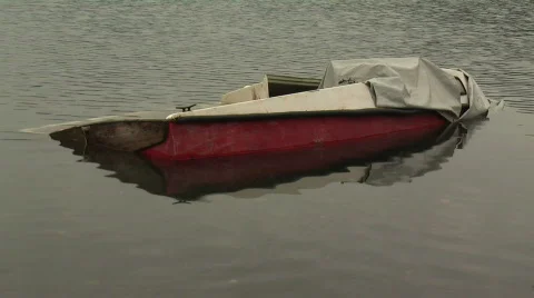 Stranded boat Stock Footage 605857