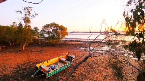 Stranded Boat Stock Photos