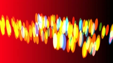 Strange Alien Beings, Multi-colored Lights Effect Video stock 11181222