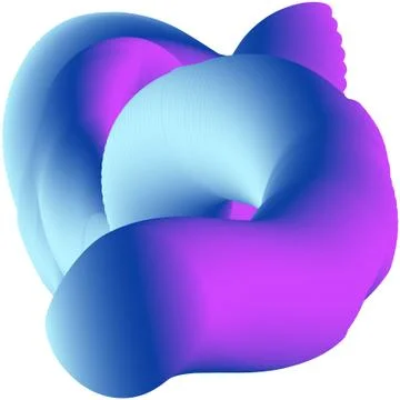 Strange alien structure.  Liquid color background. Illustrazione stock