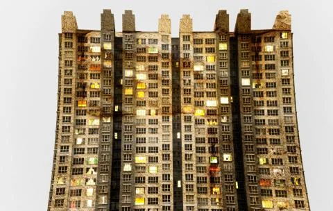 Strange building Fotos de archivo