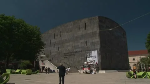 Strange buildings Video stock 21395244