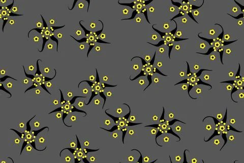 Strange Chub Seamless Pattern Vector Illustration Stock Illustration