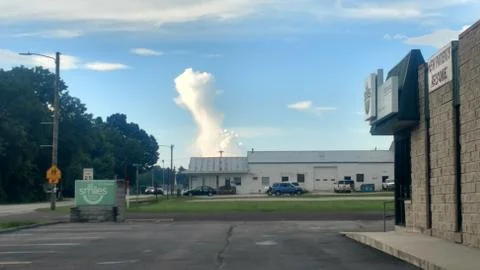 Strange Cloud Formation Photos