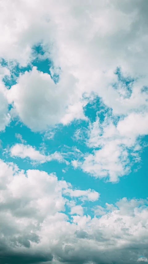 Strange Clouds Cloud Sky Moving In Cloudy Sky. Cloudscape 4K Time Lapse, Timela Stock Footage 341220909