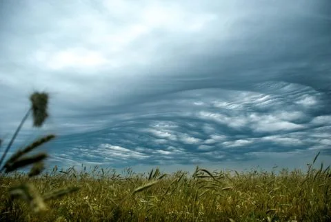 Strange clouds Foto stock