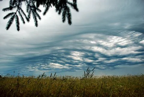 Strange clouds Foto stock