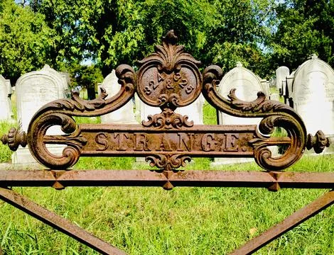 Strange Family Plot Foto stock