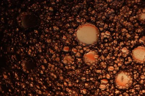 Strange galaxy with artificial planets asteroids far from Stock Photos