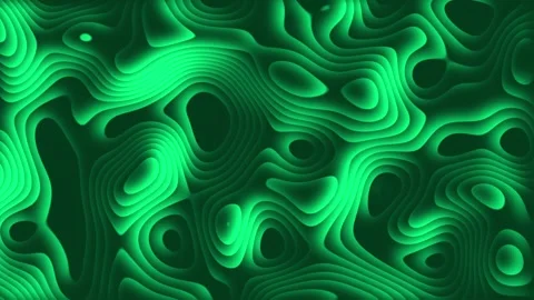 Strange Green Plasma Lines Stock Footage 264327809