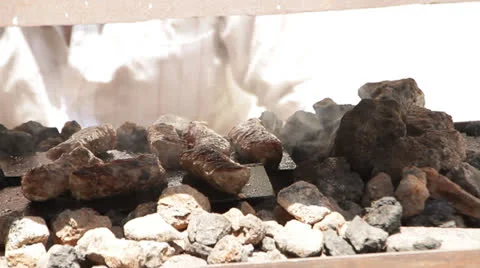 Strange grill Vídeo Stock 26432443