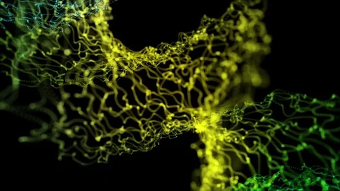 Strange Infinite Alien DNA Creature Microbe Plant or Structure Yellow Green Vidéo 72110820