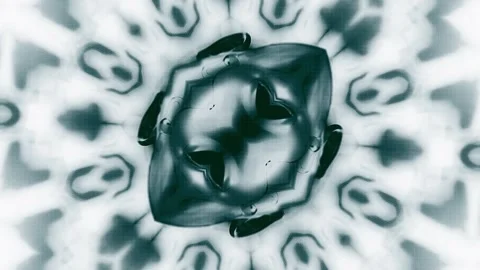 Strange Liquid Motion Pattern Stock Footage 264316342