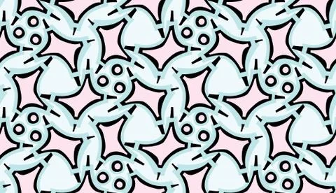 Strange Pattern Illustrazione stock