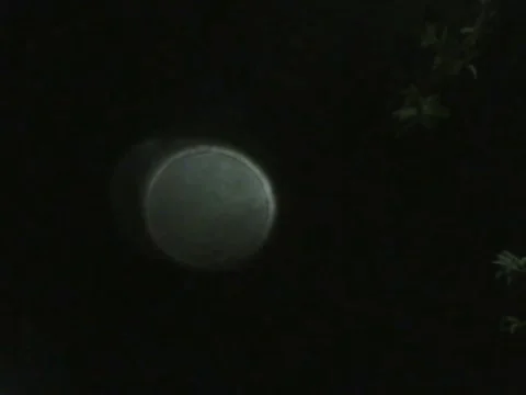 Strange phenomenon caught by the camera on a drizzly night Stock Footage 158963705