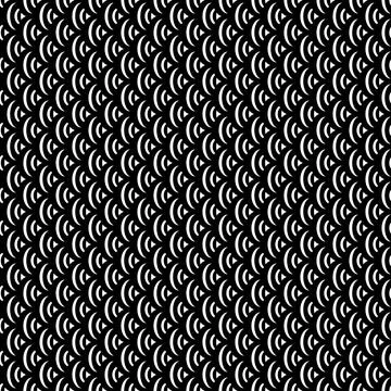 Strange Print (Black, White) Illustrazione stock