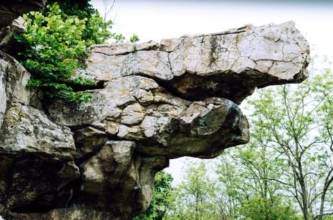 Strange rock shape Stock Photos