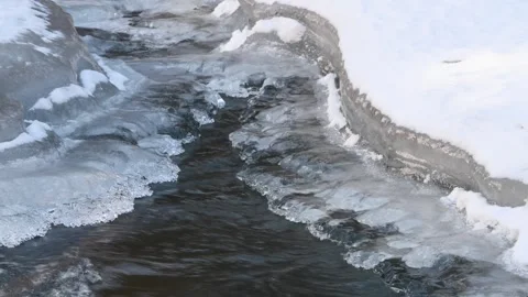 Strange Shadows, Water, Ice and Light Video stock 333349043