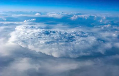 Strange-shape cloud Foto stock