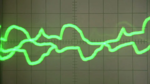 Strange Signal on the Screen Video stock 39181729