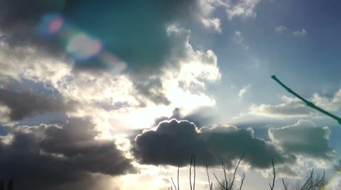 Strange sky Stock-Footage 24463565