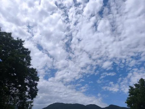 Strange sky 库存照片