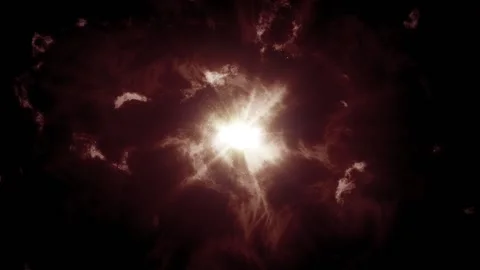 , strange sphere in an aura background 스톡 동영상 198315537