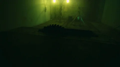 Strange strong man doing handstand Stock Footage 77994065