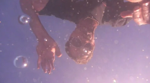 Strange Swimming Stock Footage 741347