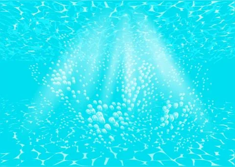 Strange underwater Stock Illustration