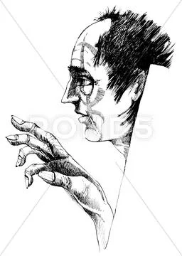 Strange warlock Stock Illustration