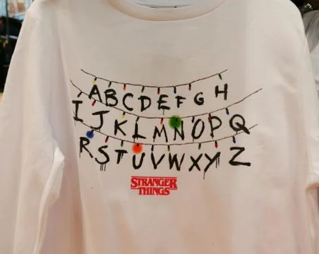 Stranger Things sweatshirt Stock Photos