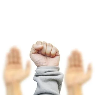 Stranglehold, anti hand Stock Photos
