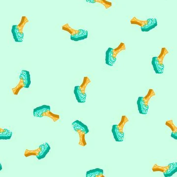 Strangler fig jungle amazon isometric icon seamless pattern 스톡 일러스트