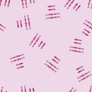 Strap system garage tool glyph seamless pattern Illustrazione stock