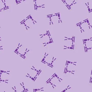 Strap system garage tool glyph vector seamless pattern Stock Illustration