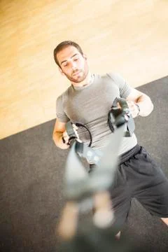 Strap training Stock Photos