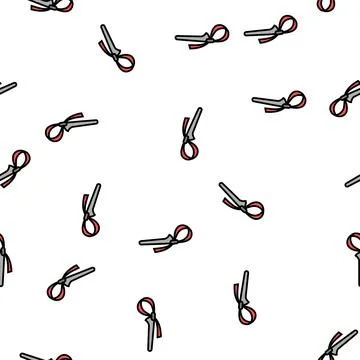 Strap wrench tool vector seamless pattern Stock Illustration
