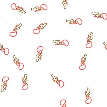 Strap wrench vector seamless pattern Stock Illustration