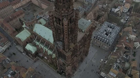 The strasbourg cathedral Stock Footage 100354886