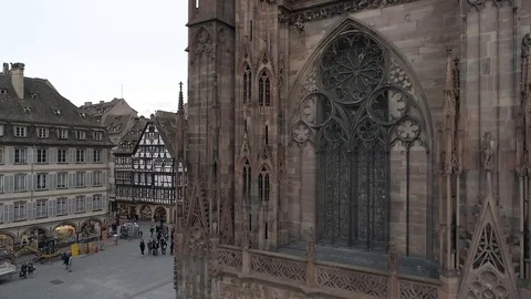 The strasbourg cathedral Stock Footage 100354934
