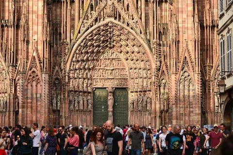 Strasbourg Cathedral Stock Photos