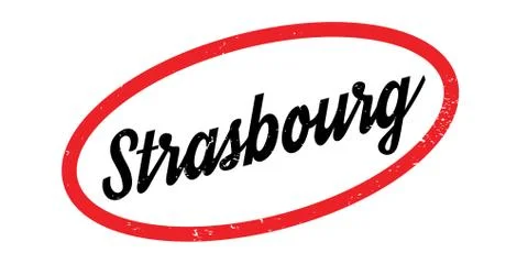Strasbourg rubber stamp Stock-Illustration